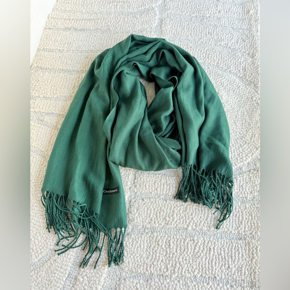 Cashmere Green Scarf